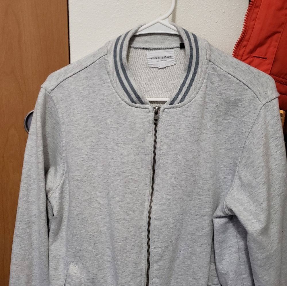 White 54 Brand Varsity Jacket
